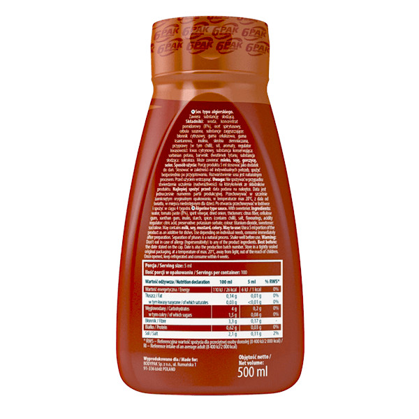 Sauce ZERO Algerine - 500ml