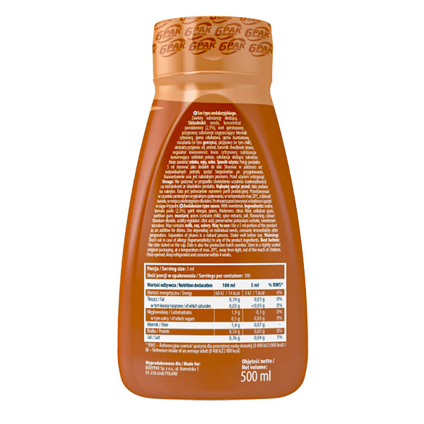 Sauce ZERO Andalusian - 500ml