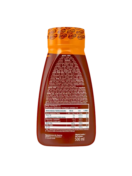 Syrup ZERO Salted Caramel - Sos ZERO o smaku solonego karmelu - 500ml