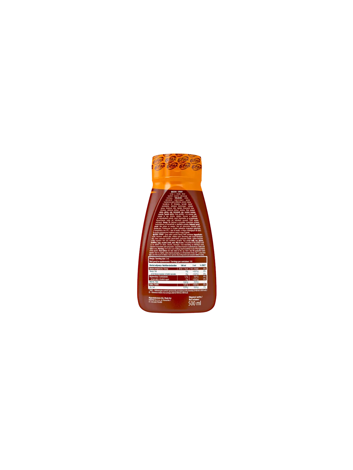 Syrup ZERO Salted Caramel - 500ml