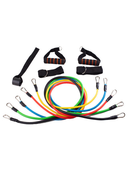 Zestaw ekspanderów z uchwytami - EXPANDERS WITH HANDLES TPE 02 Zestaw ekspanderów z uchwytami - EXPANDERS WITH HANDLES TPE 02