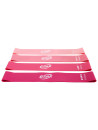 Zestaw taśm do ćwiczeń - RESISTANCE BANDS MINI SET 01 Pink