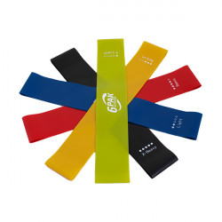 Zestaw taśm do ćwiczeń - RESISTANCE BANDS MINI SET 03 Multicolor Zestaw taśm do ćwiczeń - RESISTANCE BANDS MINI SET 03 Multicolor