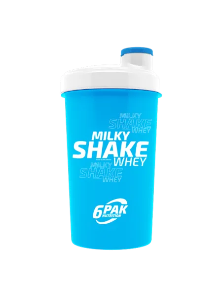 Shaker Niebieski Neonowy 700 ml - MILKY SHAKE WHEY - 1 szt.