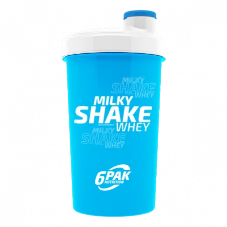 Shaker Niebieski Neonowy 700 ml - MILKY SHAKE WHEY - 1 szt.