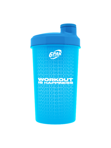 Shaker Niebieski Neonowy 700 ml - WORKOUT IS HAPPINESS - 1 szt. Shaker Niebieski Neonowy 700 ml - WORKOUT IS HAPPINESS - 1 szt.