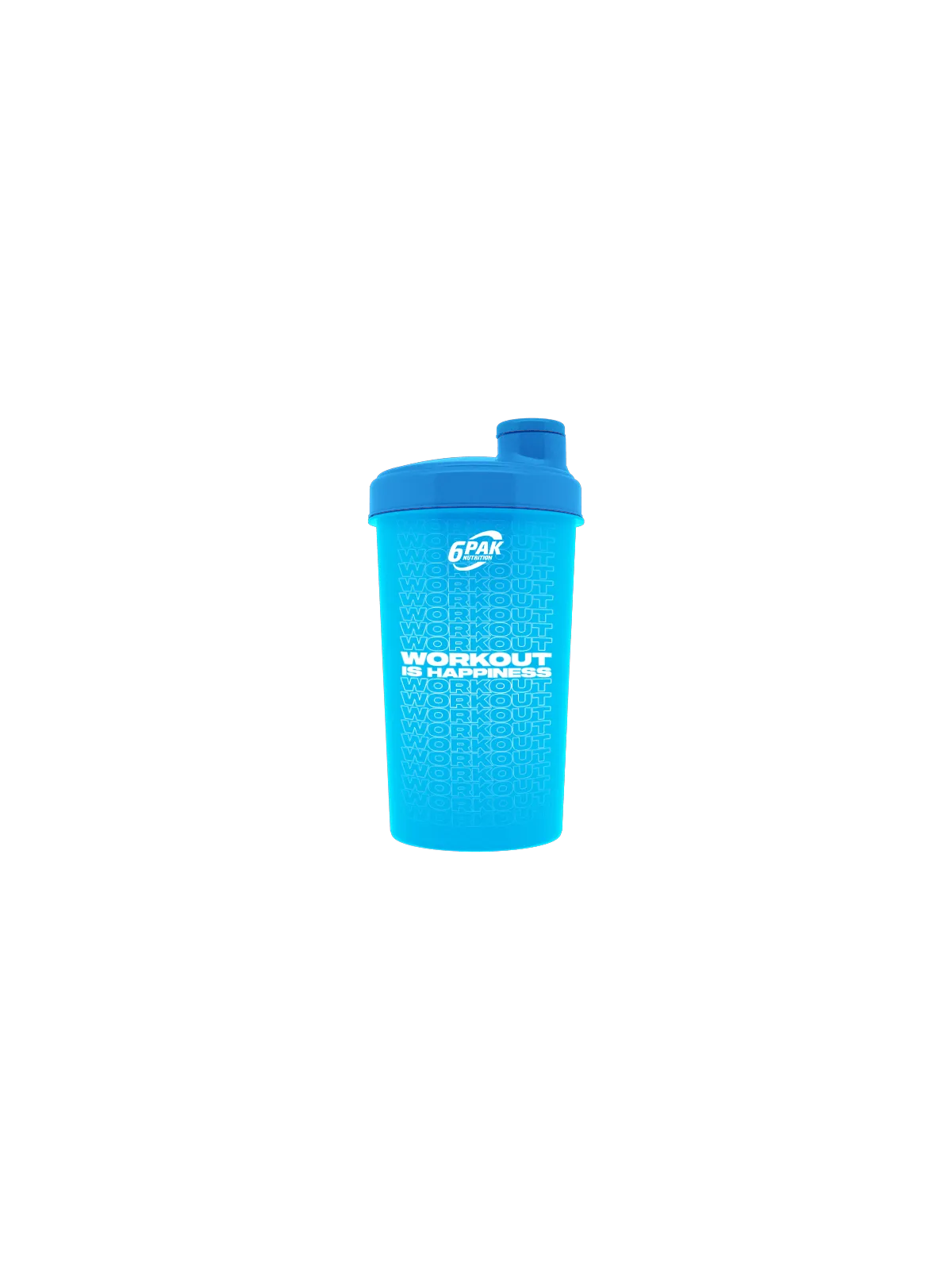 Shaker Blue Neon 700 ml - WORKOUT IS HAPPINESS