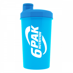 Shaker Niebieski Neonowy 700 ml - WORKOUT IS HAPPINESS - 1 szt.