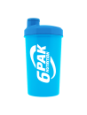 Shaker Niebieski Neonowy 700 ml - WORKOUT IS HAPPINESS - 1 szt.