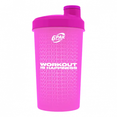 Shaker Pink Neon 700 ml - WORKOUT IS HAPPINESS