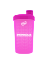 Shaker Różowy Neonowy 700 ml - WORKOUT IS HAPPINESS - 1 szt.