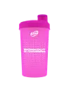 Shaker Różowy Neonowy 700 ml - WORKOUT IS HAPPINESS - 1 szt.