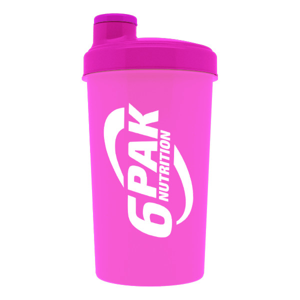 Shaker Różowy Neonowy 700 ml - WORKOUT IS HAPPINESS - 1 szt.