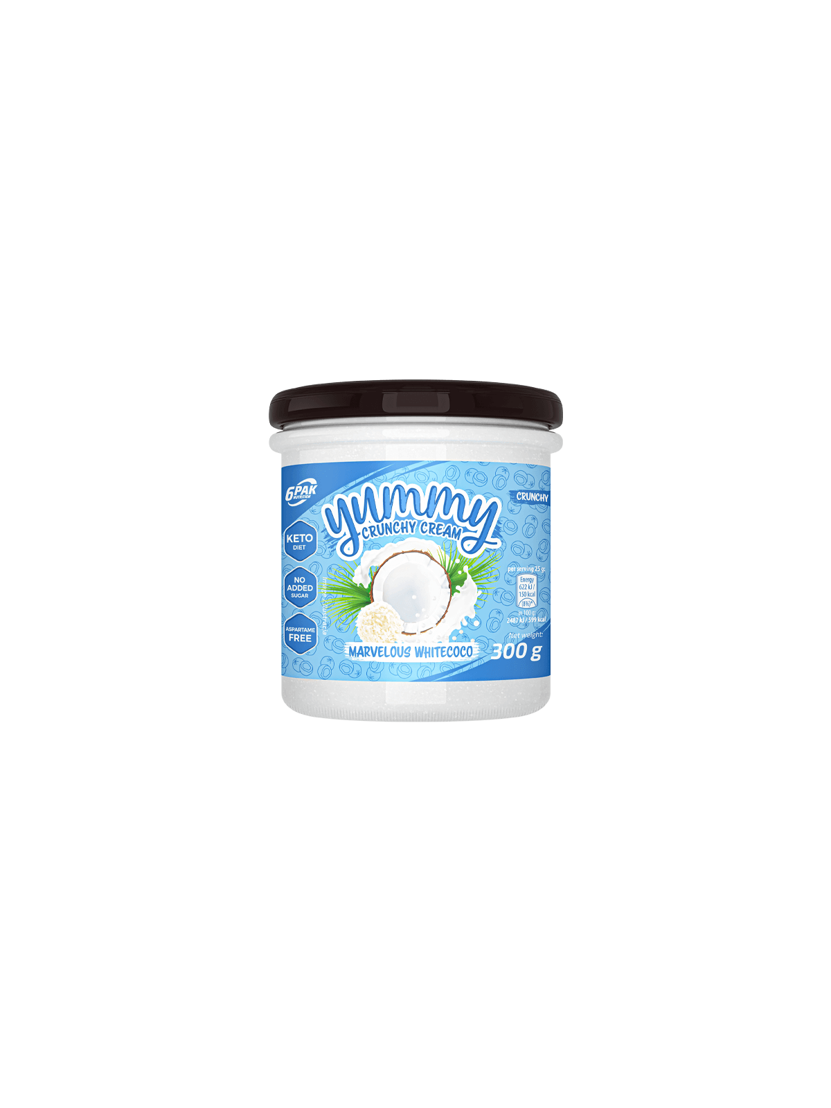 Yummy Crunchy Cream Delikatny Kokos 300g yummy-crunchy-cream-delikatny-kokos-300g