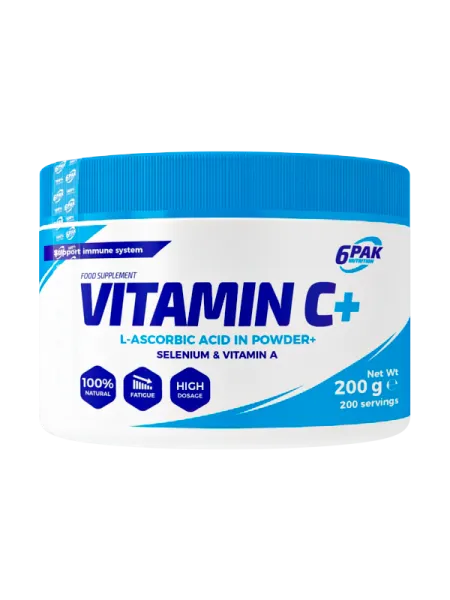 Vitamin C+ - witamina C z witaminą A i selenem w proszku - 200g