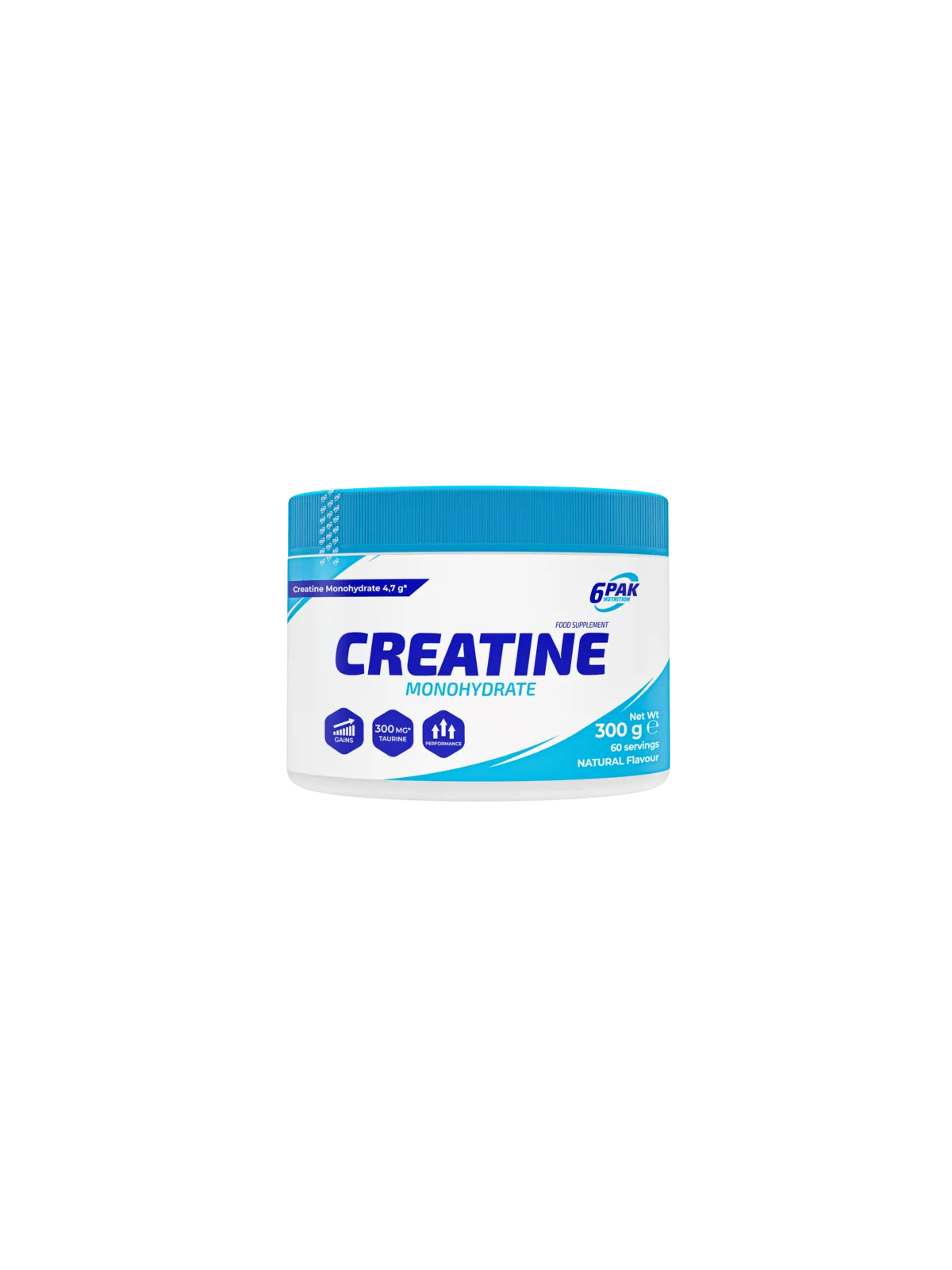 Creatine Monohydrate - Kreatyna w proszku - 300g - Natural