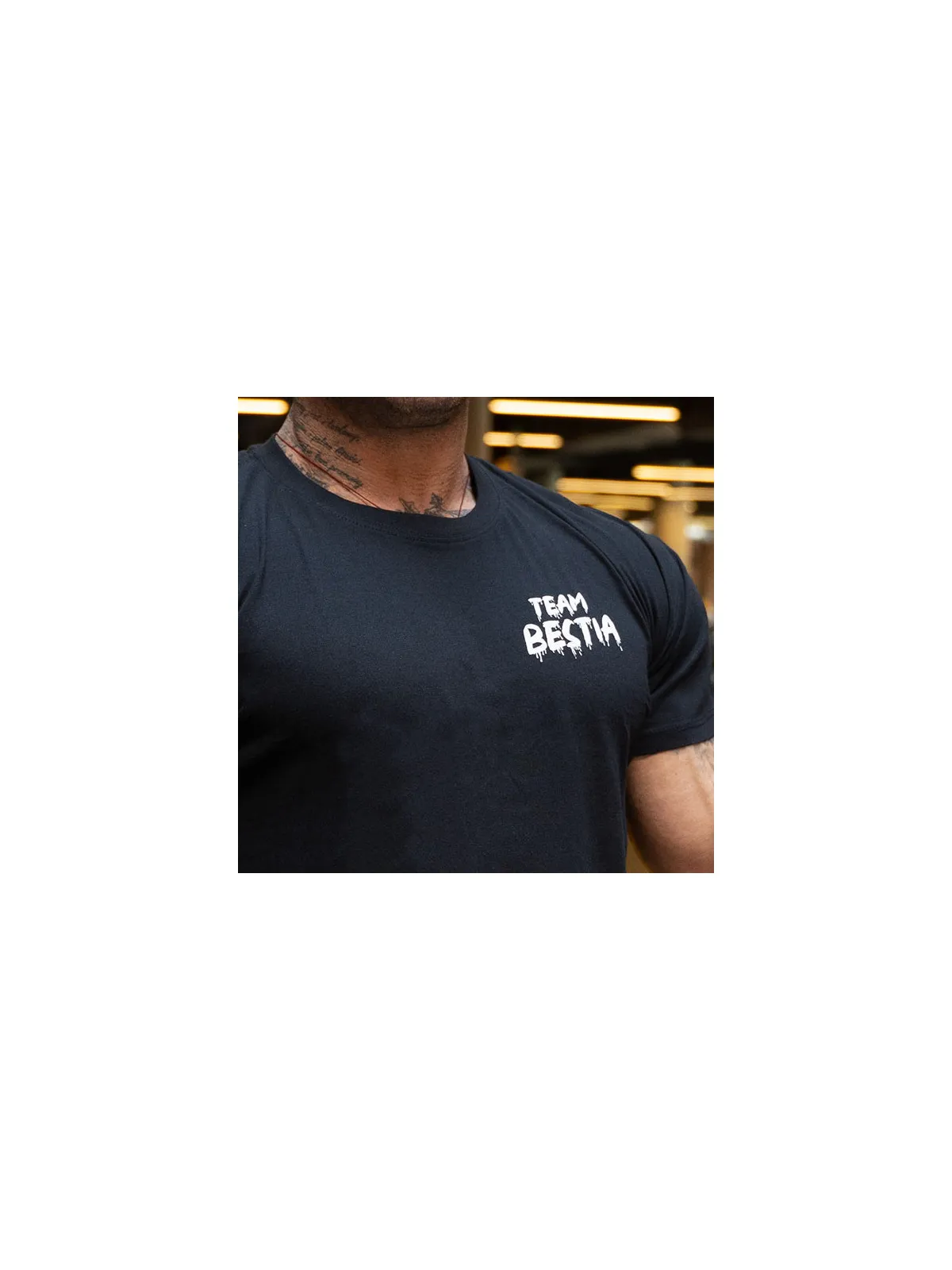 Men's T-shirt TEAM BESTIA Black-white