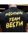 Men's T-shirt TEAM BESTIA Black-yellow