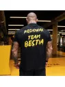 Men's T-shirt TEAM BESTIA Black-yellow