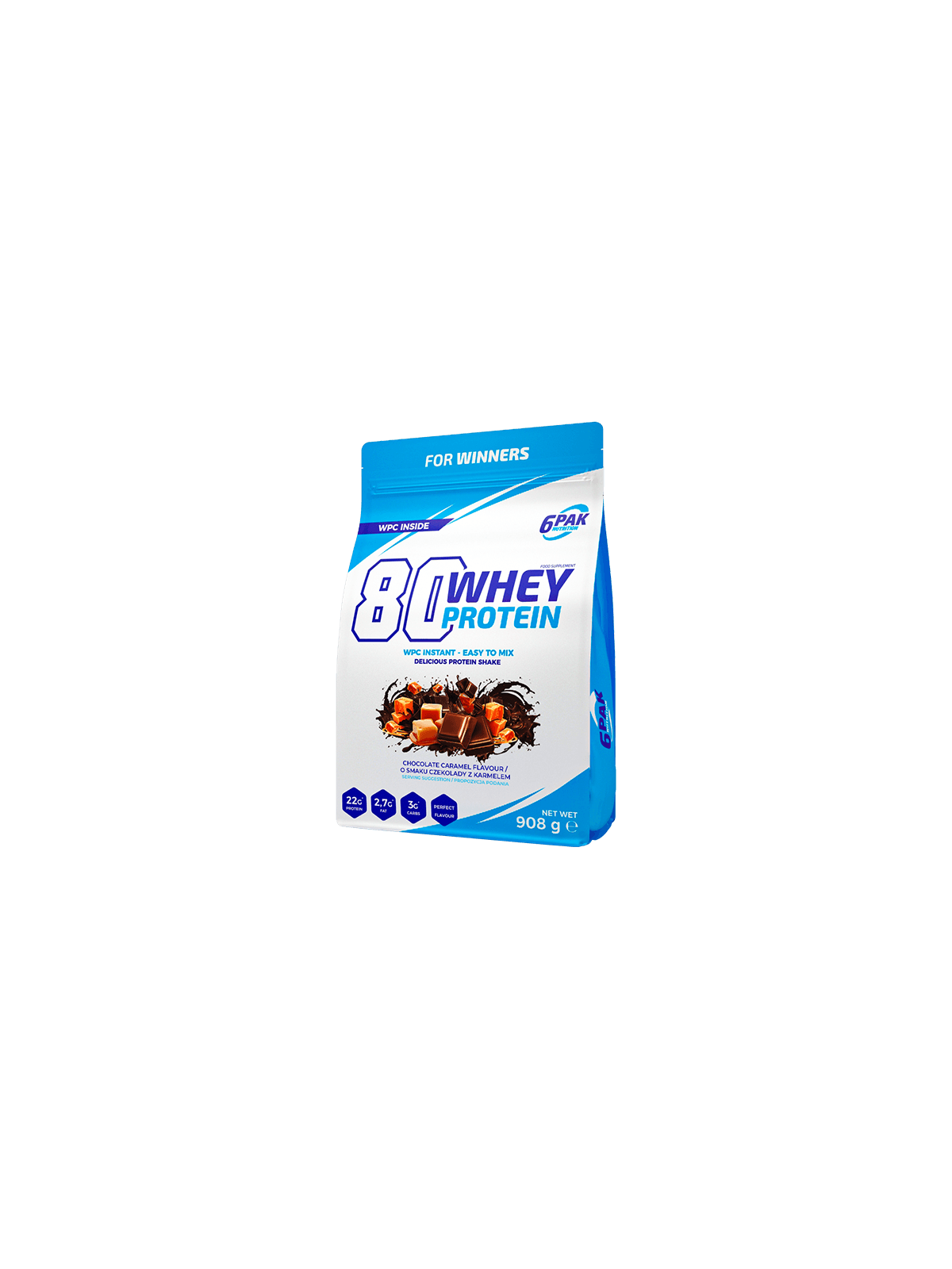 Białko 80 Whey Protein - 908g - Chocolate-Caramel