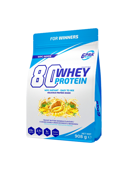 Białko 80 Whey Protein - 908g - Peanut Butter-Banana