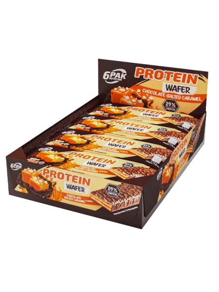 Protein Wafer BOX - 12 szt. - Chocolate Salted Caramel