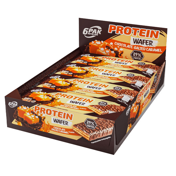 Protein Wafer BOX - 12 szt. - Chocolate Salted Caramel