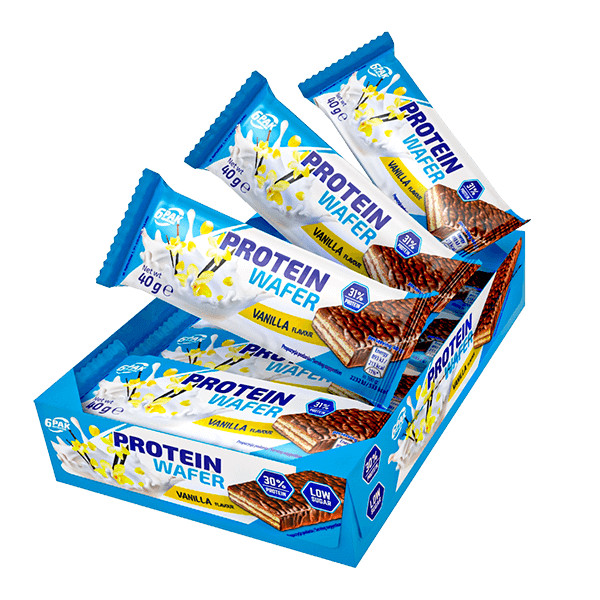 Protein Wafer BOX - 12 szt. - Vanilla