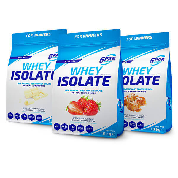 Whey Isolate - Zestaw trzech smaków - 3x1800g