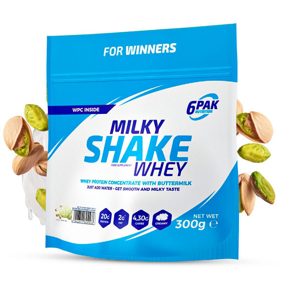 Odżywka białkowa Milky Shake Whey - 300g - Pistachio Ice Cream