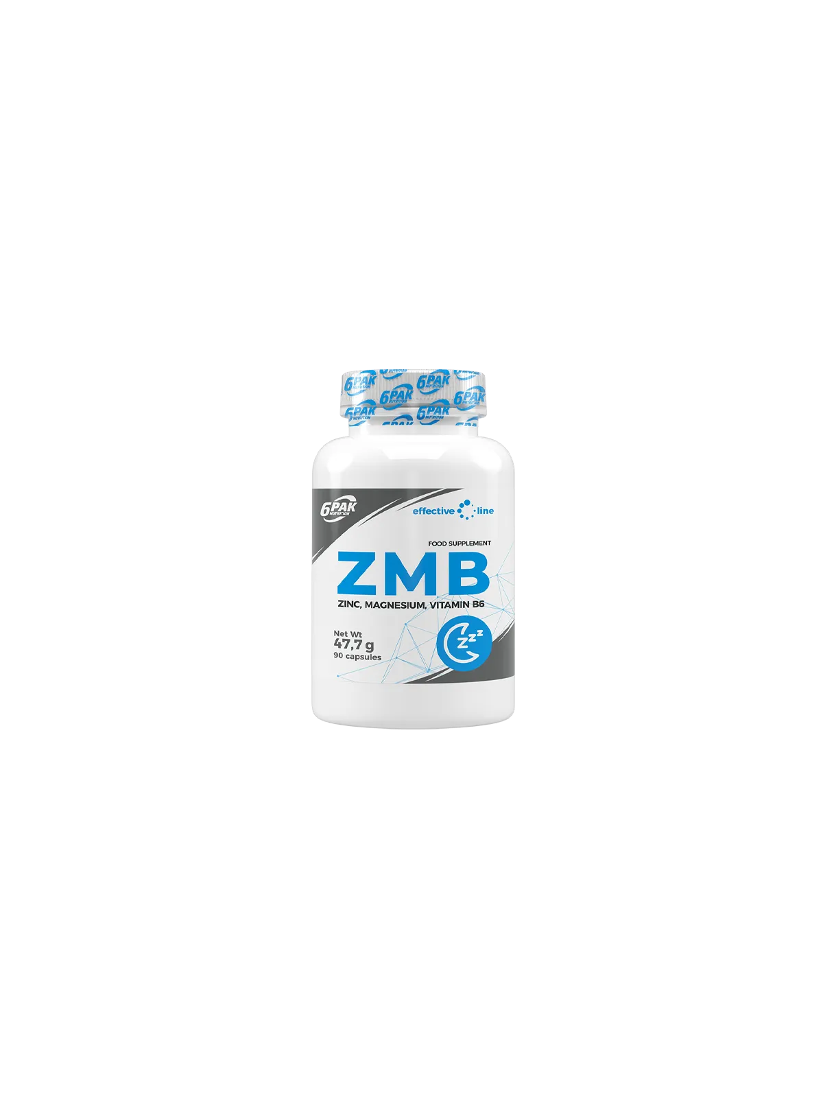 ZMB - Zinc, Magnesium, B6 - 90 kaps.