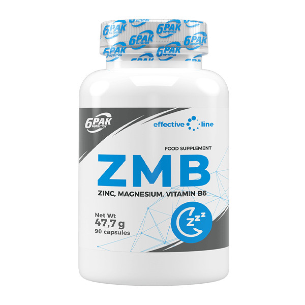 ZMB - Zinc, Magnesium, B6 - 90 kaps.