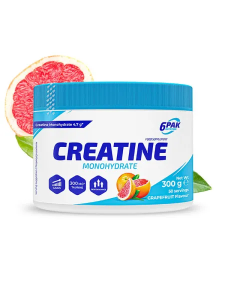 Creatine Monohydrate - Kreatyna w proszku - 300g - Grapefruit