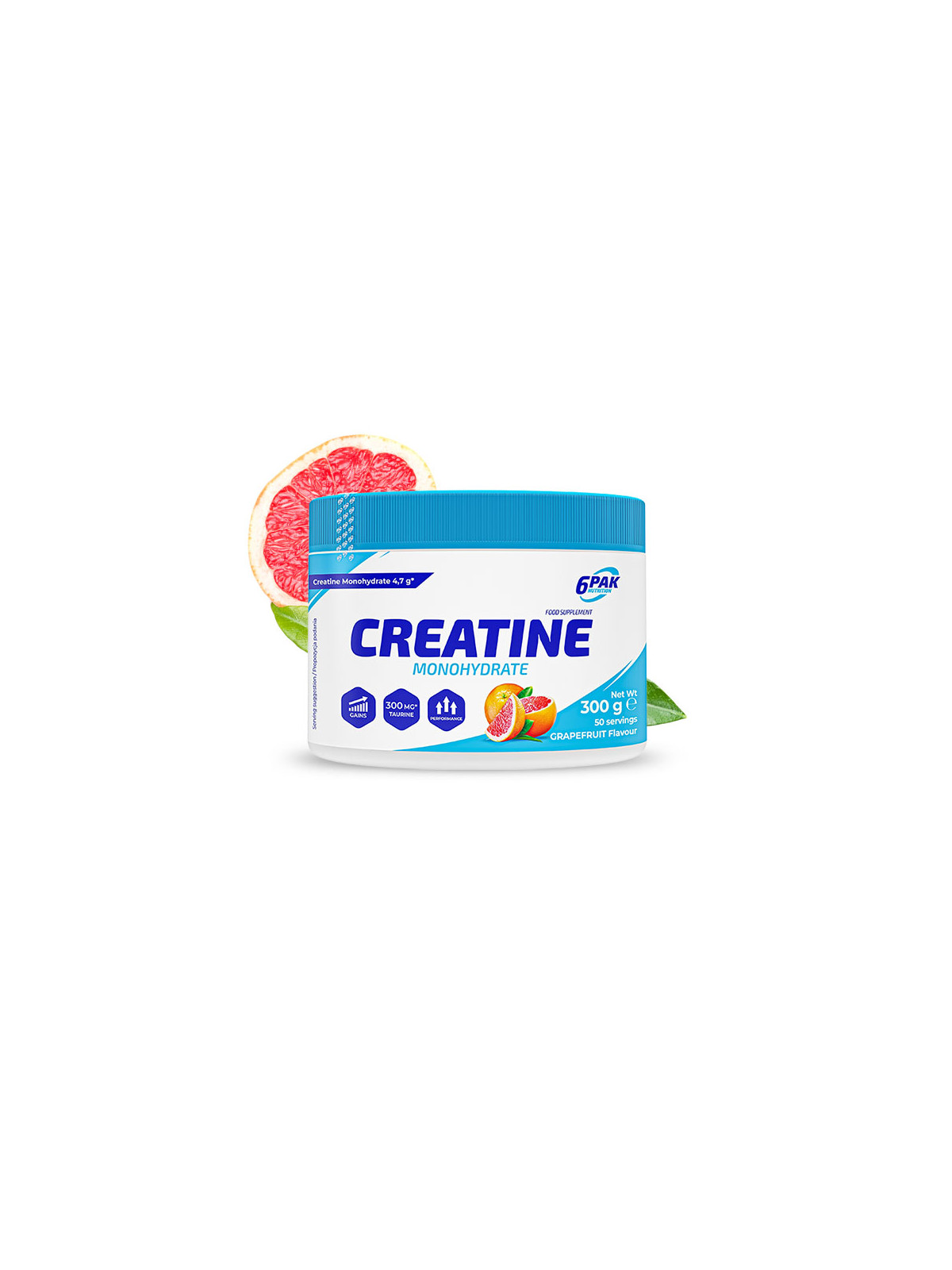 Creatine Monohydrate - Kreatyna w proszku - 300g - Grapefruit
