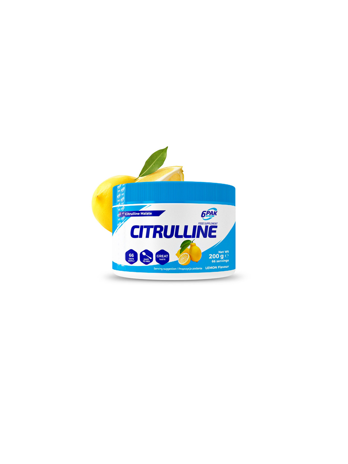 Citrulline - Cytrulina w proszku - 200g - Lemon