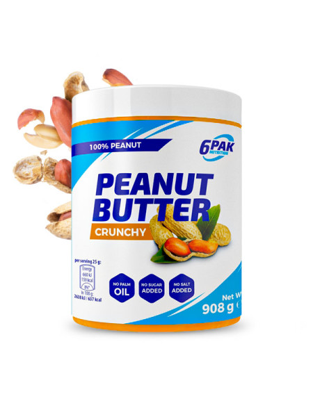 Peanut Butter Crunchy - Krem orzechowy - 908g