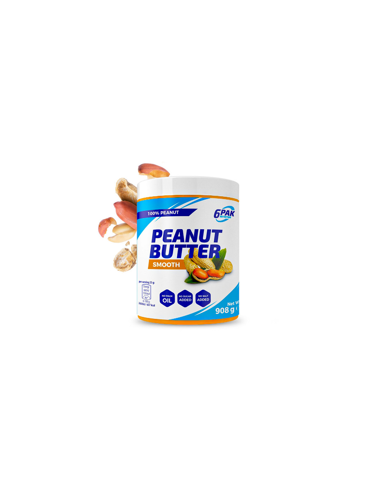 Peanut Butter Smooth - Krem orzechowy - 908g