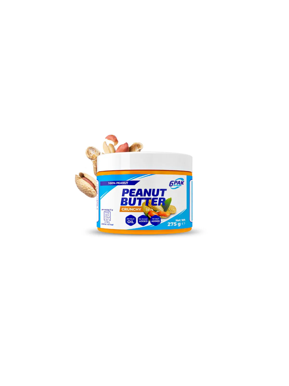Peanut Butter Crunchy - Krem orzechowy - 275g