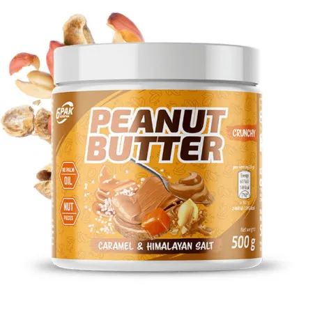 Peanut Butter Crunchy with Caramel & Himalayan Salt - 500g