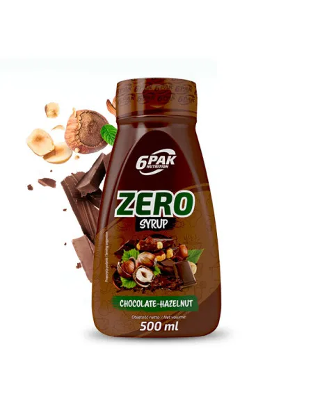 Syrup ZERO Chocolate-Hazelnut - Sos ZERO o smaku czekoladowo-orzechowym - 500ml