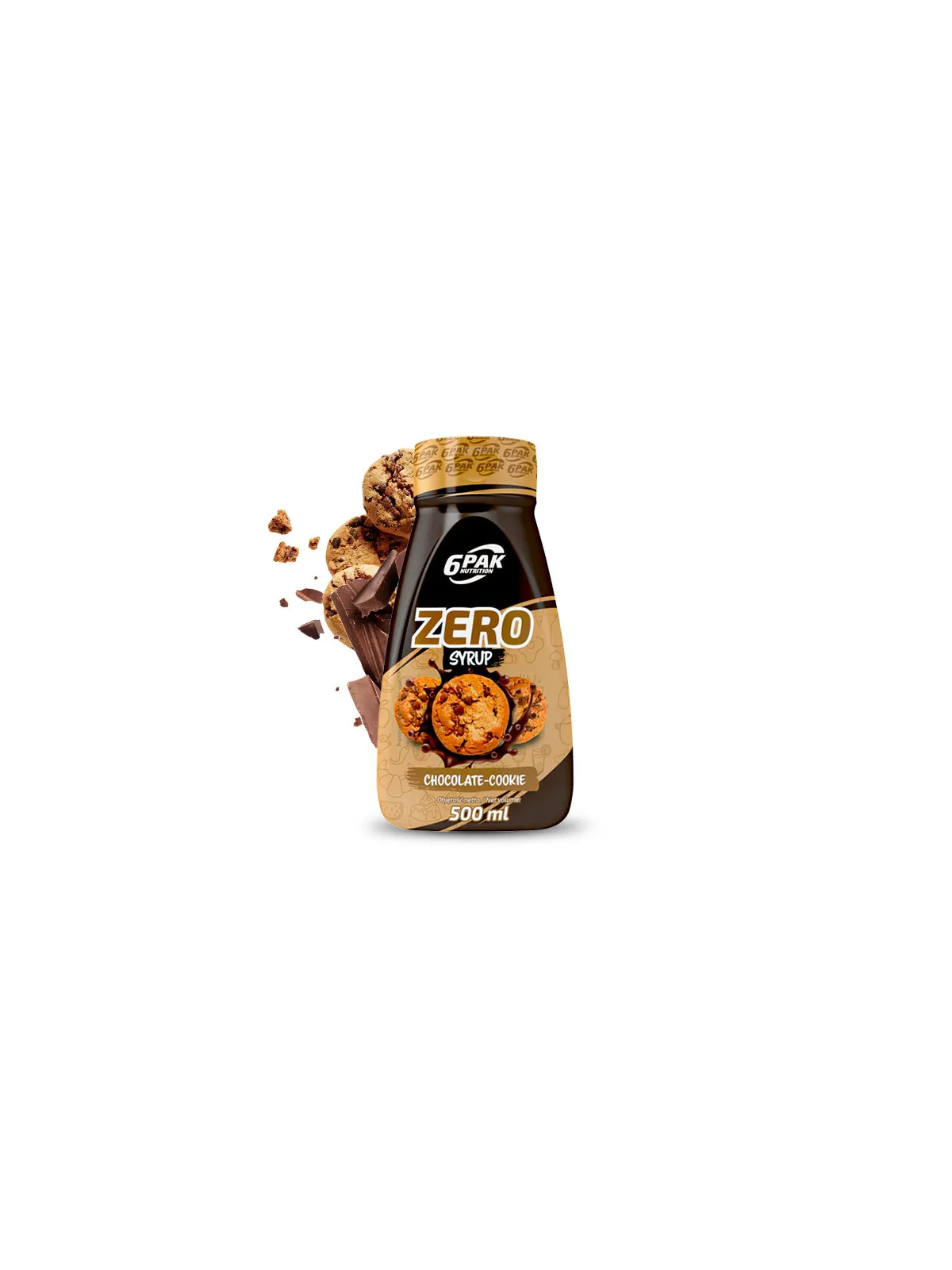 Syrup ZERO Chocolate-Cookie - Sos ZERO o smaku ciasteczka czekoladowego - 500ml