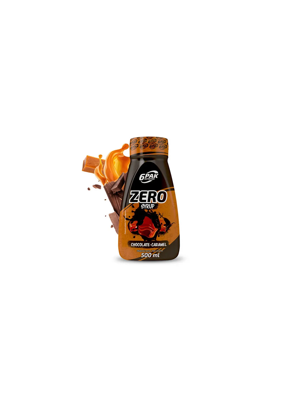 Syrup ZERO Chocolate-Caramel - Sos ZERO o smaku czekolady z karmelem - 500ml