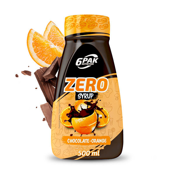 Syrup ZERO Chocolate-Orange - Sos ZERO o smaku czekolady z pomarańczą - 500ml