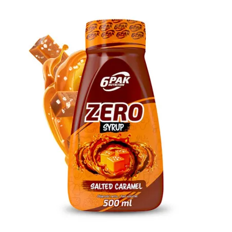 Syrup ZERO Salted Caramel - Sos ZERO o smaku solonego karmelu - 500ml