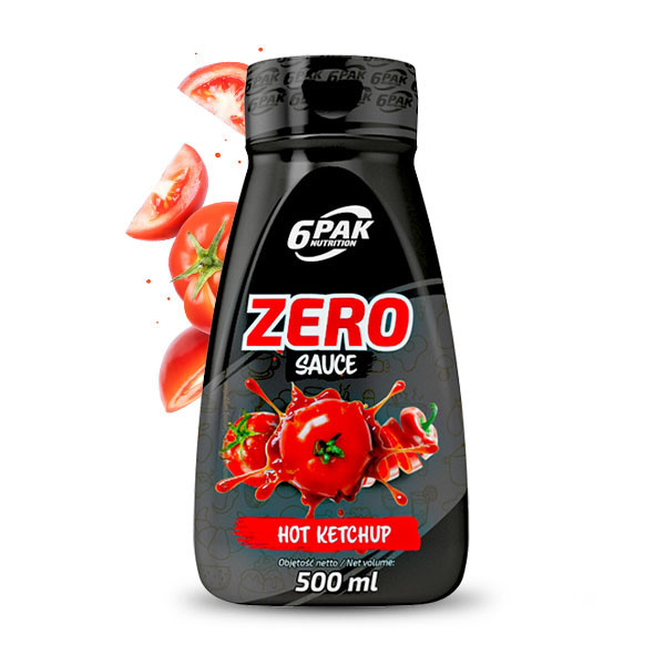 Sauce ZERO Hot Ketchup - Sos ZERO Bez dodatku cukru - 500ml