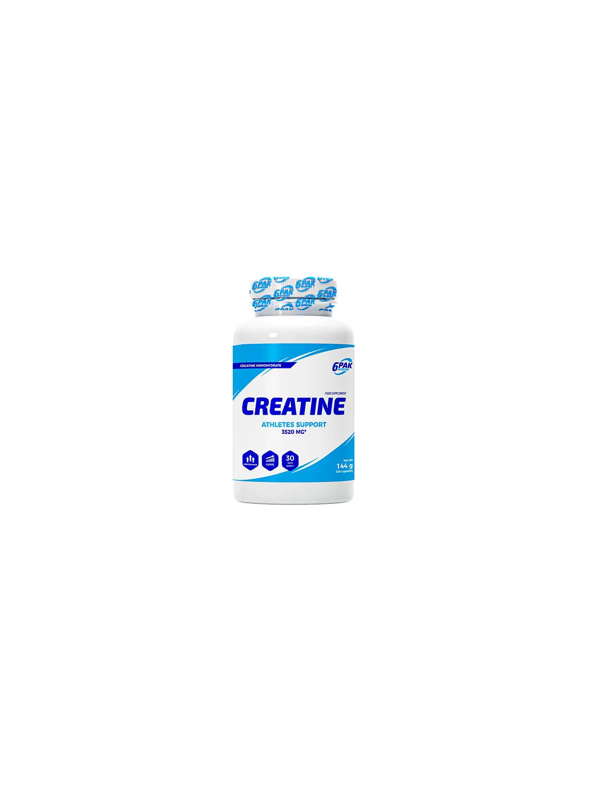 Creatine - Monohydrat kreatyny w kapsułkach - 120 kaps.