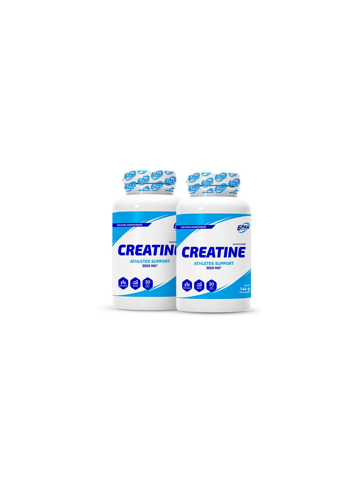 Creatine - Monohydrat kreatyny w kapsułkach - 2x120 kaps.