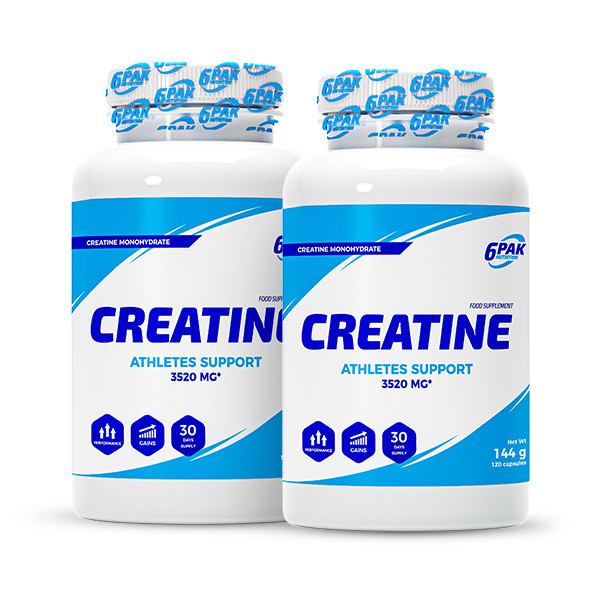 Creatine - Monohydrat kreatyny w kapsułkach - 2x120 kaps.