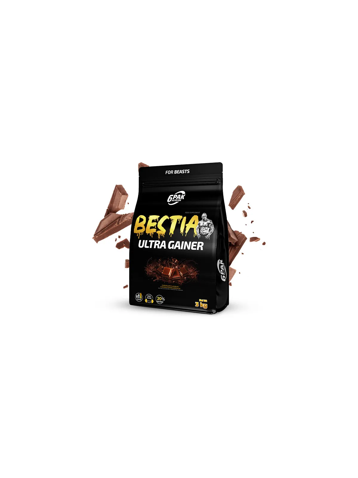 BESTIA Ultra Gainer - 3000g - Chocolate