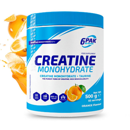 Creatine Monohydrate 500g | Kreatyna W Proszku | Sklep 6PAK Nutrition